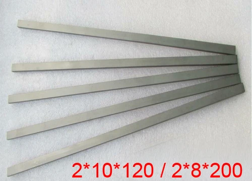

2*10*120 2*8*200 2mm thickness Tungsten steel blade wolfram steel bar router bit Core drill Tungsten carbide lath