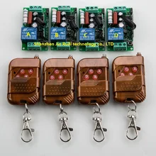 NEW AC220V 1CH 10A Remote Control Light Switch teleswitch Relay Output Radio Receiver Module &Transmitter Learning code JRL-22