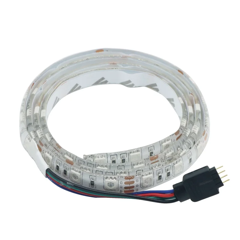 SZYOUMY 10 шт. DC 5 в USB СВЕТОДИОДНАЯ лента SMD 5050 1 м 60 светодиодов LED ТВ фоновое освещение