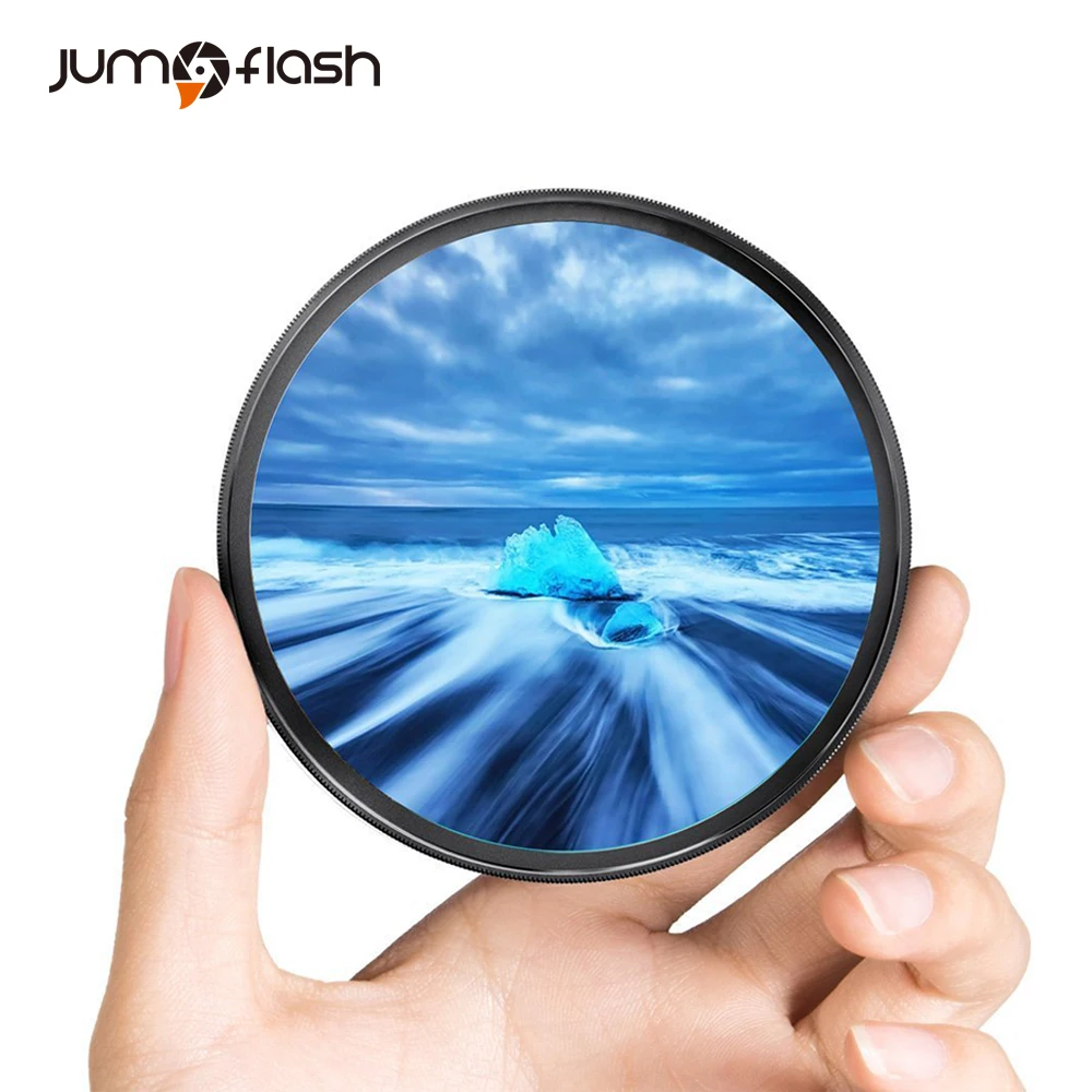 Уф фильтры Jumpflash 49 мм 52 55 58 62 67 72 77 для объективов камер Canon Nikon|Фотофильтры