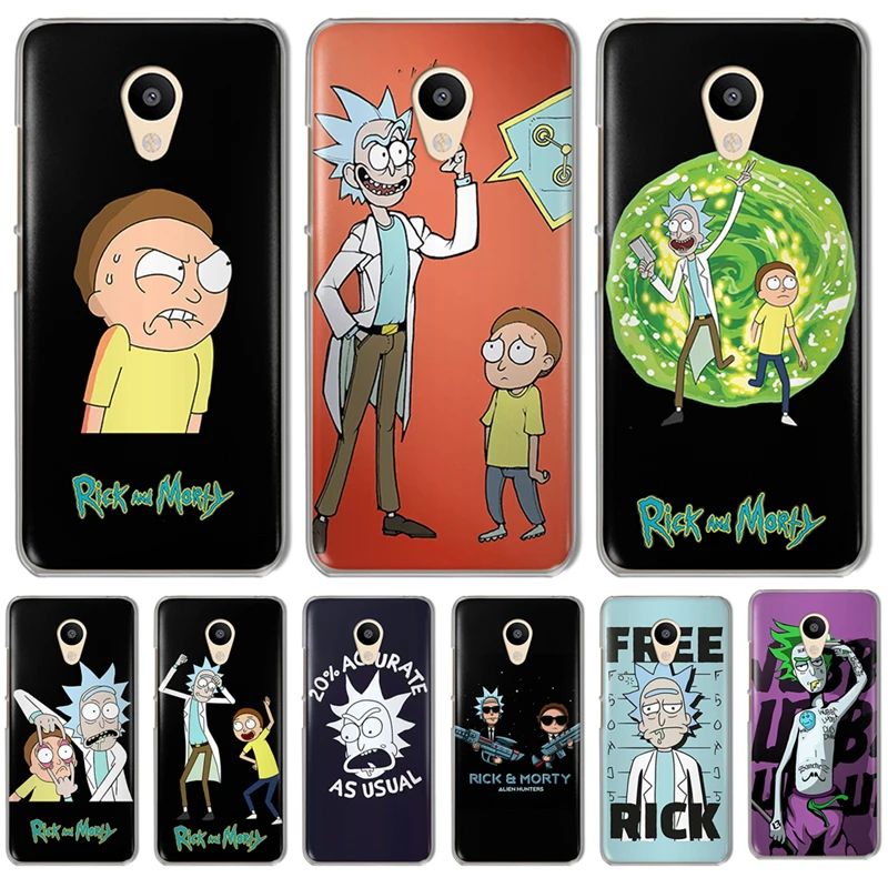 

Luxury Rick And Morty Phone Case Cover For Meizu M3S M3 Note M5 M5S M5C M6 U10 U20 Pro 6 16th M6 Soft TPU Silicone Shell capa