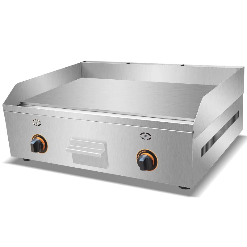 Desktop Gas Griddle Commercial Teppanyaki Grill Machine Shredded Cake