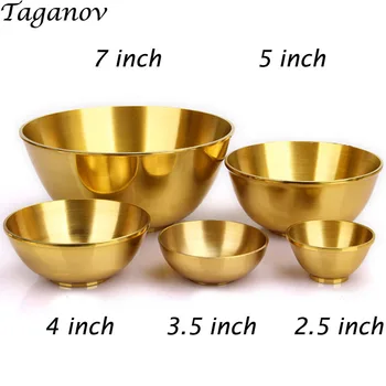 

Thick copper bowls water bowl golden ornaments tableware Home Furnishing Buddhist bowl make offerings to Buddha decorate crafts