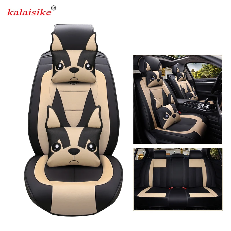 Kalaisike leather Universal Car Seat covers for Buick Excelle Enclave