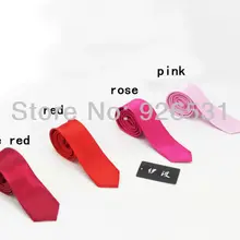 Галстук оптом почта человек 24 вида монохроматические 5 см тонкий маленький галстук модные мужчины и женщины должны