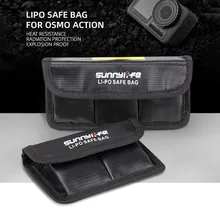 Sunnylife Взрывозащищенная огнеупорная и радиационная защита батареи сумка для хранения для DJI Osmo Action
