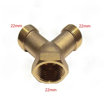 

Pressure washer accessories 3 way tee connector water outlet pipe car wash machine pump water hose fitting