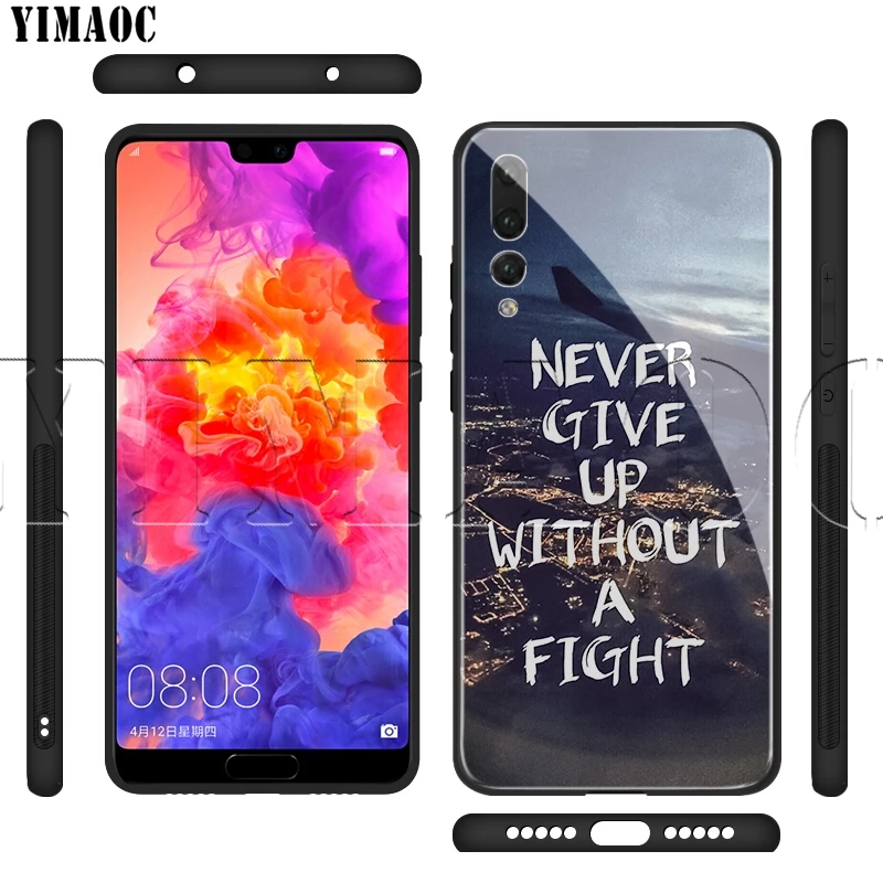 Имаок Библейский стих Иисус Христос христианский стеклянный чехол для Huawei Honor Mate