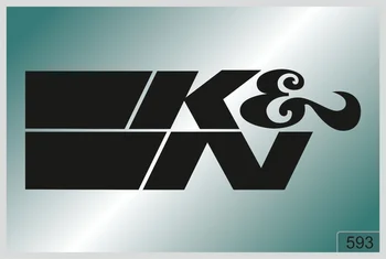 

For K&N -2 pcs. stickers - HIGH QUALITY DECALS - different colors 593