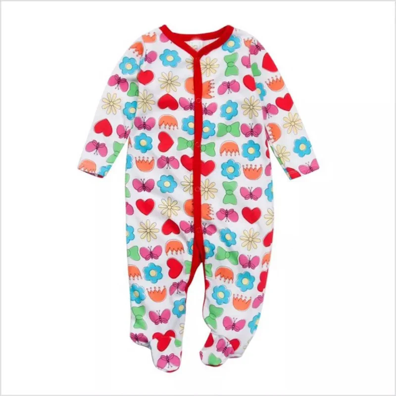 

Baby Footed Sleepers Pajamas Newborn Babies Boys Girls Clothing 3 6 9 12 Months Roupa Bebe Infant Long Sleeve Clothes