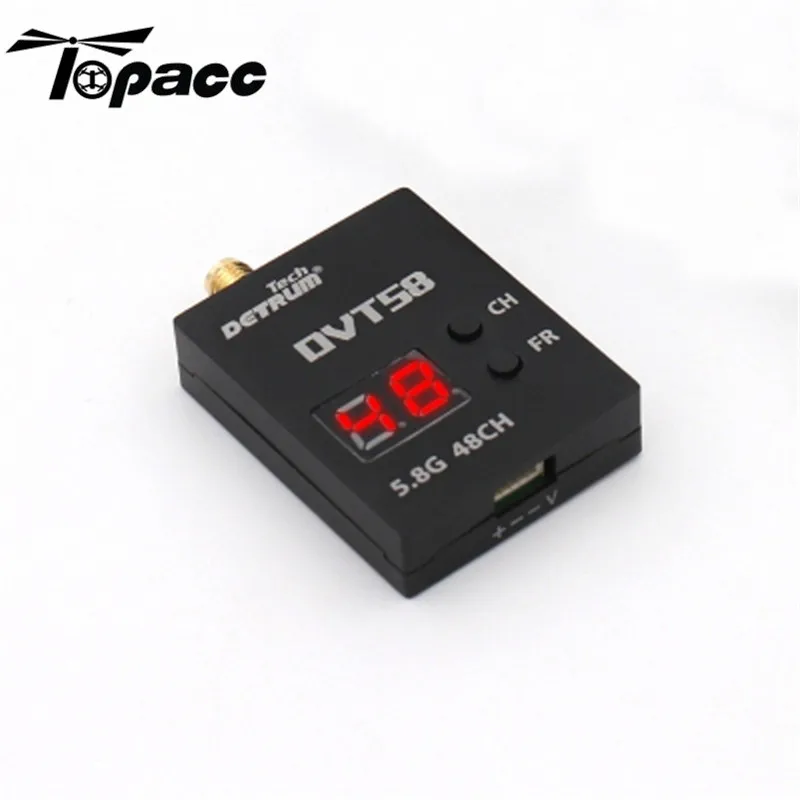 

High Quality FPV Spare Parts Detrum DVT58 600mW 1.5km 5.8G 48CH FPV VTX Racing Video Transmitter For Racer Drone