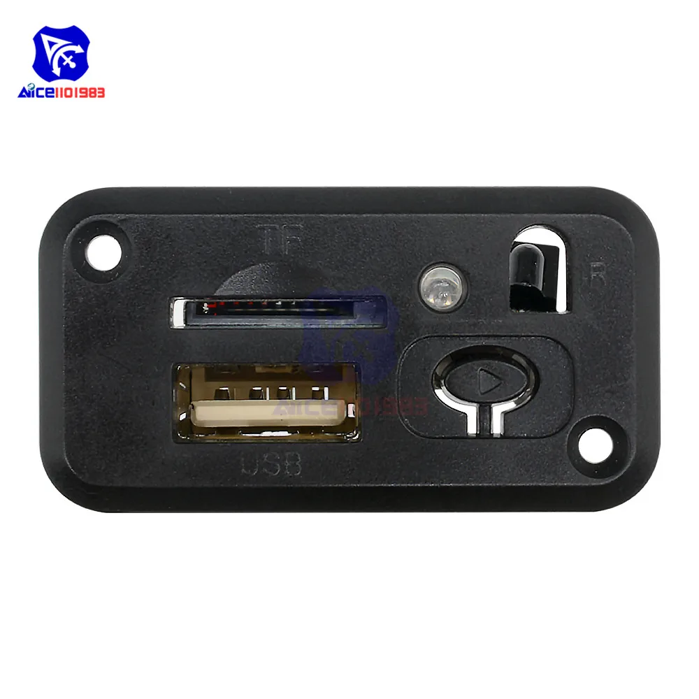 Автомобильный мини mp3 декодер 5 В/12 В плата с USB интерфейсом TF U Disk Reader плеер модуль