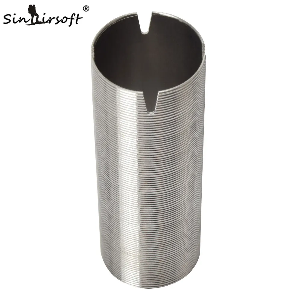 SINAIRSOFT Horizotal Thread Stainless Steel Cylinder Type-3 for 55-509 Airsoft AEG Gearbox smooth inner SA0302