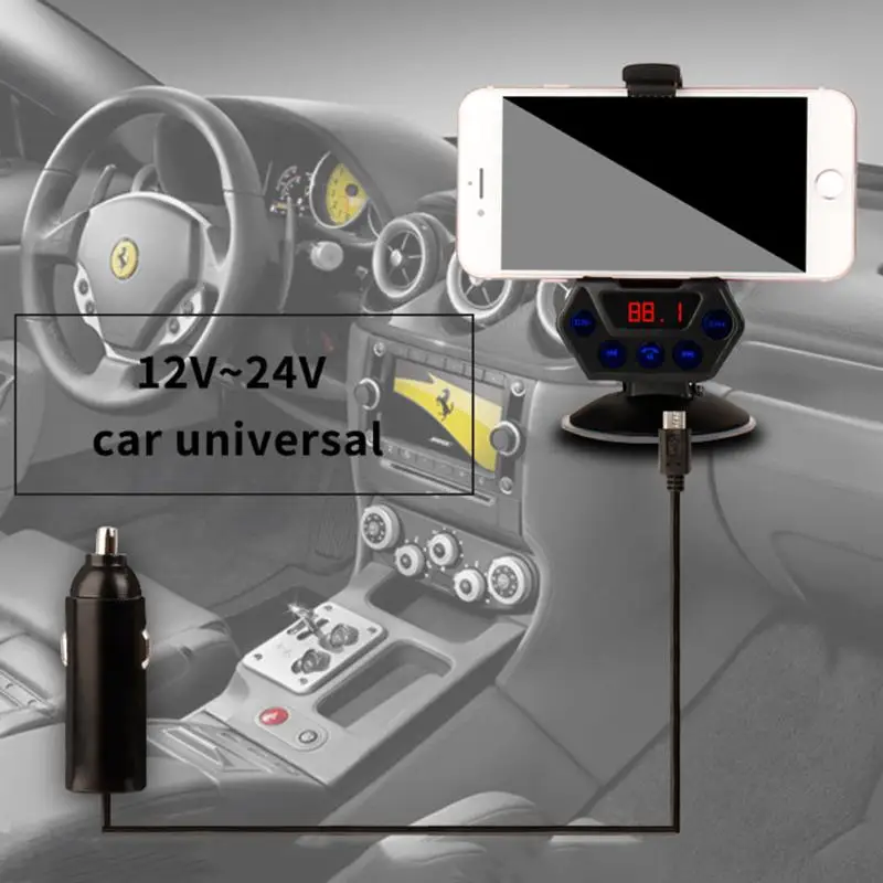 Universal Car Holder 360 Degree Adjustable Windshield Mount Mp3 Player Handfree FM Transmitter for Smart Phone GPS Bracket Stand Universal Car Holder 360 Degree Adjustable Windshield Mount Mp3 Player Handfree FM Transmitter for Smart Phone GPS Bracket Stand
