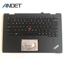 Для lenovo ThinkPad X1 Yoga 2nd 20JD 20JE 20JF 20JG palmest английская клавиатура с подсветкой верхний чехол 01HY810