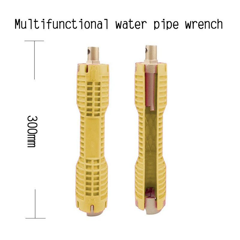 QUK 8in1 Faucet and Wrench Installer Multi-purpose Wrench Plumbing Tool For Toilet BowlSinkBathroomKitchen Plumbing and More12