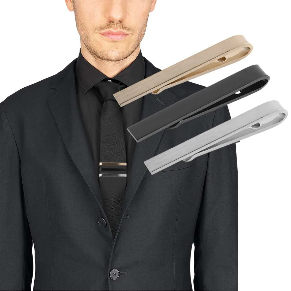Новое поступление бизнес мужской модный простой костюм зажим для галстука застежка зажим для галстука джентльмен галстук бар Карманы ювелирные изделия для мужчин s подарок