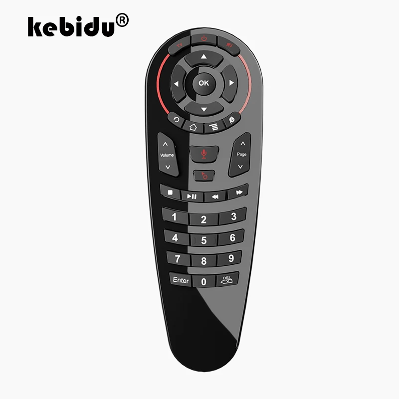 YouN Voice Control 2.4G Wireless Fly Air Mouse Keyboard Sensing Remote Cont 