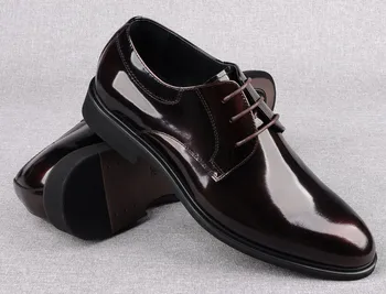 

england style men new fashion leather dress shoes men retro lace up business dress shoes male spring autumn party shoes