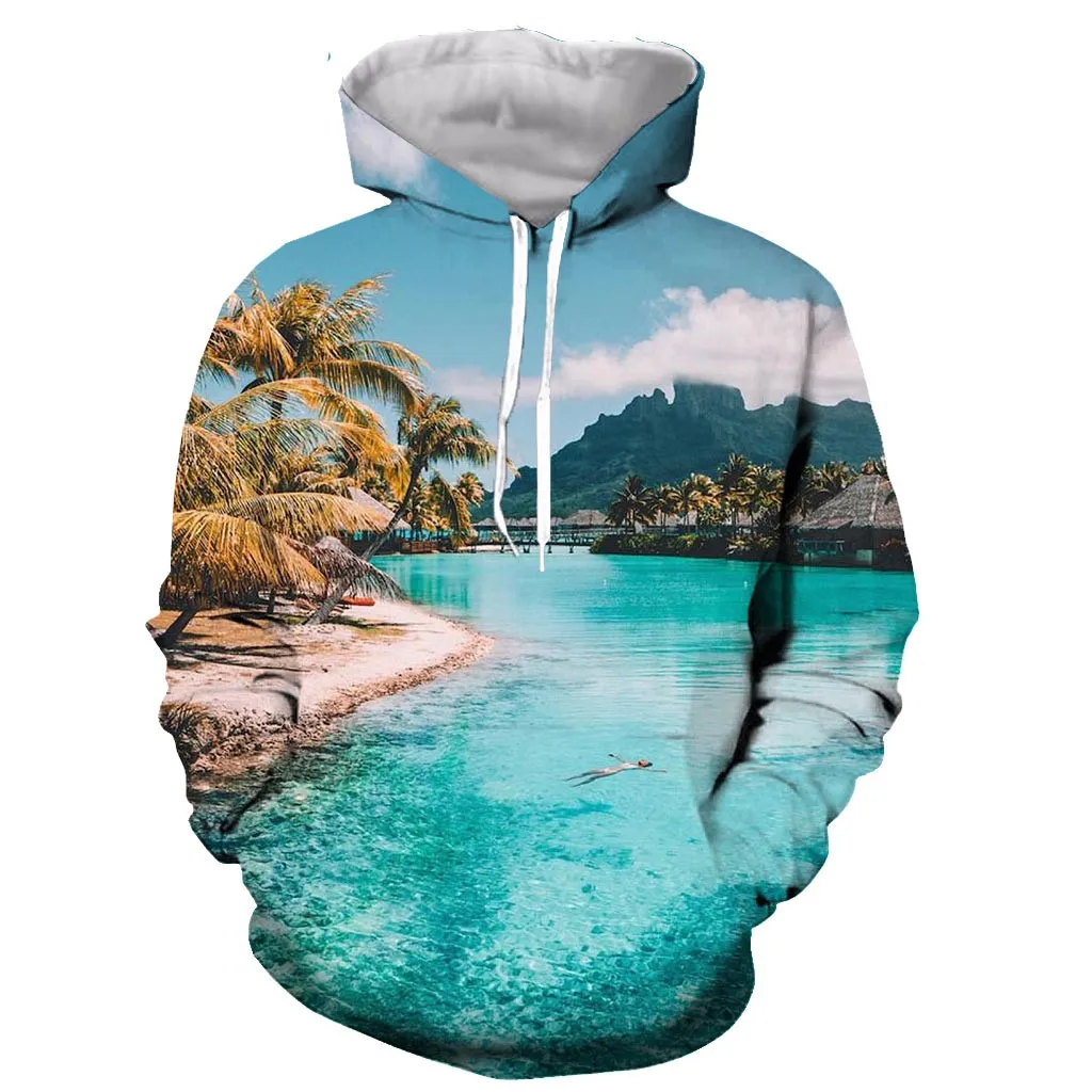 

Vacation beach funny 3D printed men women hooded hoodie sweatshirt fashion graphic hoodie casual streetwear pullover hoodie