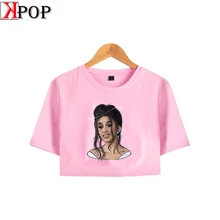Cardi B принт модная популярная базовая Повседневная Уличная