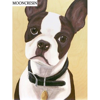 

Diy Diamond Painting Dog Husky Full Drill Square Embroidery Diamond Mosaic Painting Rhinestone Needlework Home Decoration Gifts