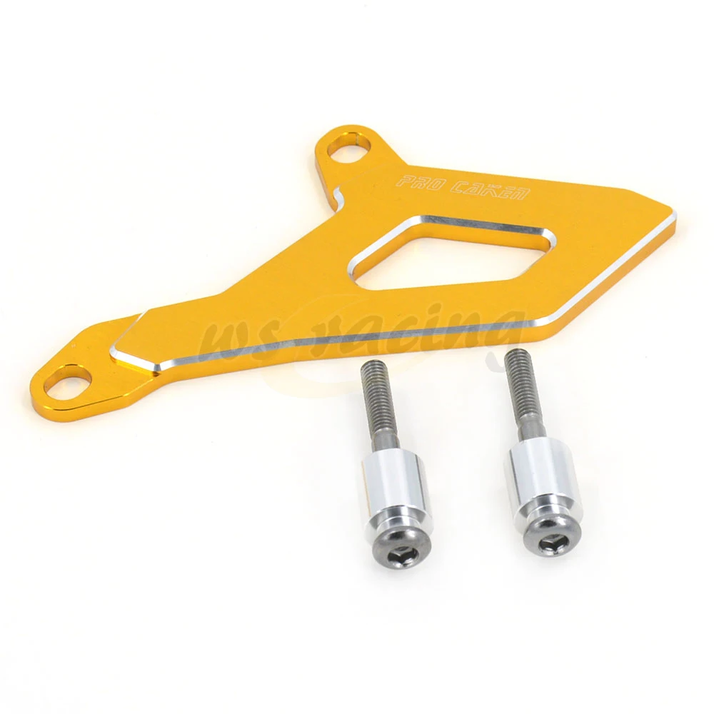 Motorcycle Aluminum Gold Billet Front Sprocket Guard Protect Cover For