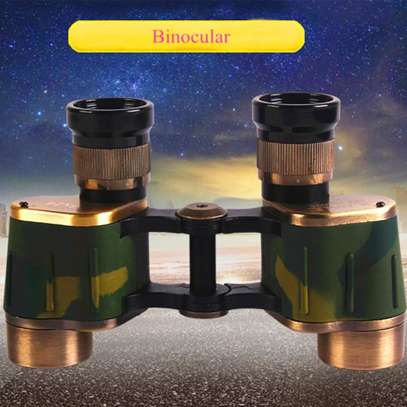 

6X24 HD Binoculars Antique Telescope for Hunting Camping Adventure Travel 6 Times Magnification BINOCULARS Outdoor Telescope