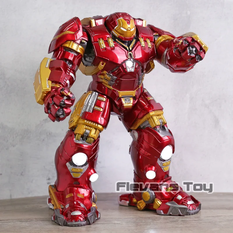 

Avengers Age of Ultron Mark44 Hulk Buster PVC Figure Statue with Light Collectible Model Toy Gift