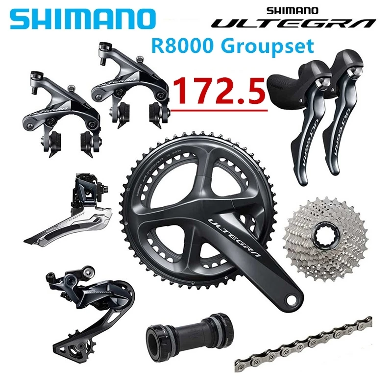 

Shimano Ultegra R8000 50/34T 52/36T 53/59T 172.5mm 2*11 22 Speed road bike bicycle groupset Bicycle Parts