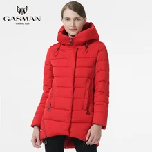GASMAN 2018 New Fashion Winter Down Jackets And Coat For Women Medium Length Hooded Thick Down Parka Coat Black Color Overcoats цена GASMAN 2018 New Fashion Winter Down Jackets And Coat For Women Medium Length Hooded Thick Down Parka Coat Black Color Overcoats цены онлайн