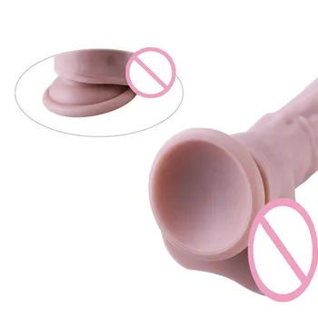 Realistic Penis Odorless Dildos Flexible Penis Strong Suction Cup Dick Safe and Health FDA Mark Sex Toy for Women 3