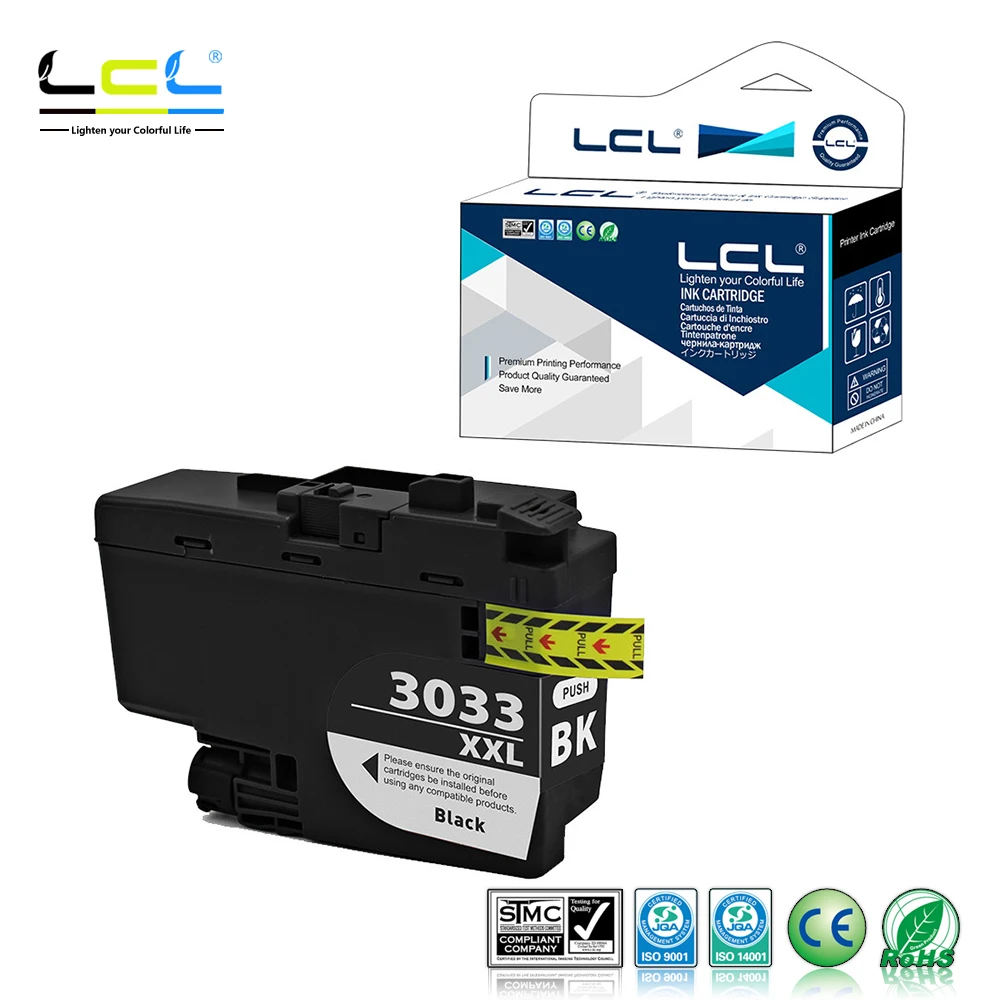 

LCL LC3033 XXL LC3033XXL Pigment LC3033 BK CMY(1-Pack K/C/M/Y )Ink Cartridge Compatible for Brother MFC-J995DW MFC-J995DW XL