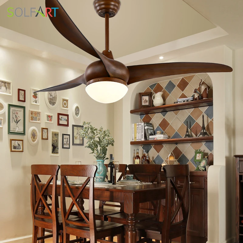 Solfart Ceiling Fan Simple Restaurant Ceiling Fan Lighting Modern