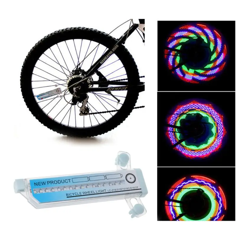 Велосипед, мотоцикл, Байк шина для колеса светильник s 32 светодиодный вспышка говорил светильник на открытом воздухе езда на велосипеде светильник s