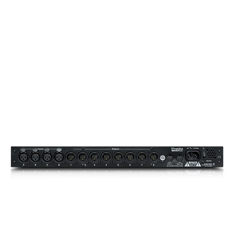 US $318.00 Speaker Processor 424C 1U Rackmount Fully Programmable 4Input8Output 24Bit Digital Audio System Processor