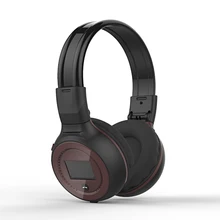ZEALOT Bluetooth Headphones LED Display Screen Wireless Headset Stereo Bluetooth V4.0 Earphones with FM Radio TF Card Slot