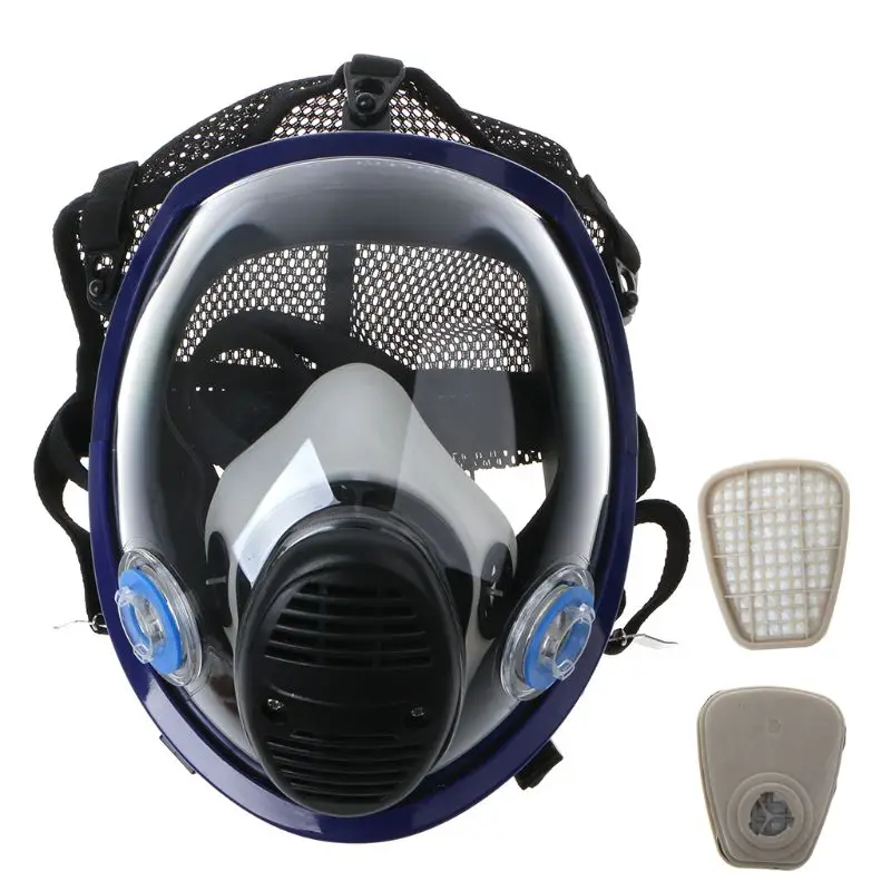

Facepiece Respirator Kit Full Face Gas Mask For Painting Spray Pesticide Chemical Fire Protection