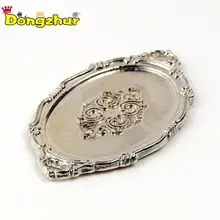 Новинка, Миниатюрные аксессуары для еды, поставка, сплав, поддон для выпечки, мебель для моделирования еды, для 1:12, весы, кукольный домик, модель, товары для декора