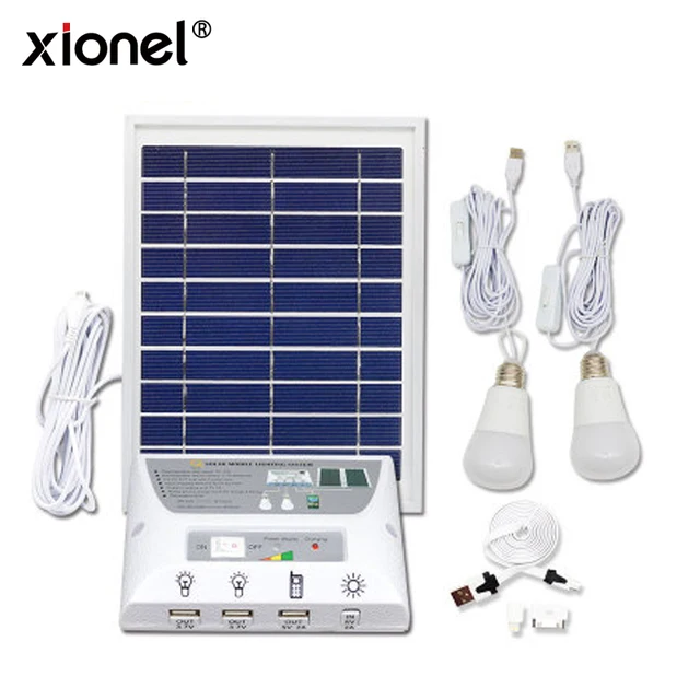 Xionel 4.5 W Zonnepaneel Solar LED verlichting system 2W led ... Xionel 4.5 W Zonnepaneel Solar LED verlichting system 2W led ...