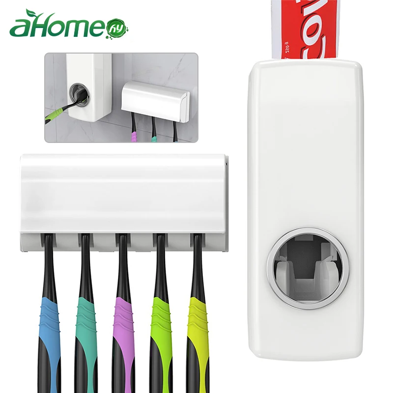 Bathroom Products Automatic Set Tooth Paste Squeezer Dispenser with