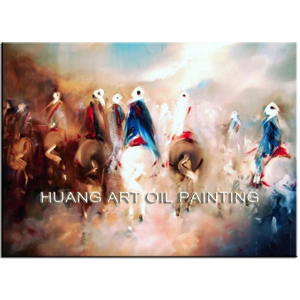 

Популярная Картина с изображением персонажей, ручная роспись, картина маслом на холсте, арабский бизнесмен, картина для гостиной, Настенная картина