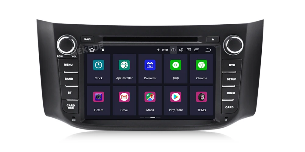 Best MEKEDE Android9.0 Car Radio DVD for NISSAN SILPHY Quad Core wifi Bluetooth video audio Multimedia 2 din car dvd player 12