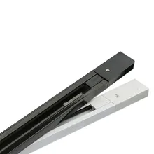 8 шт 0,5 м черный Трековый светильник рельс+ 3 шт Черный прямой разъем