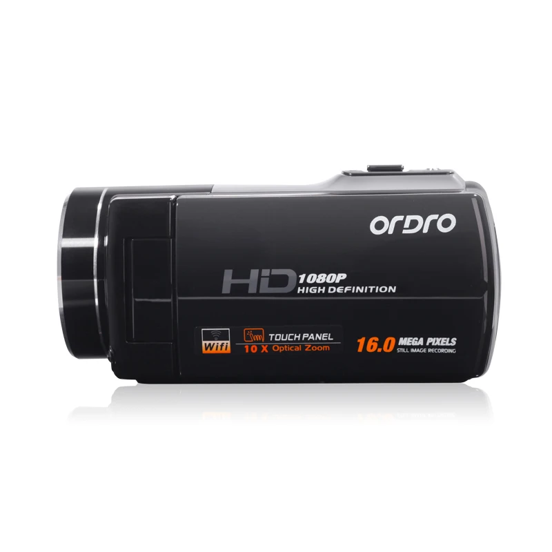 Ordro домашняя Цифровая видеокамера HD 1080P 16MP с поддержкой wifi