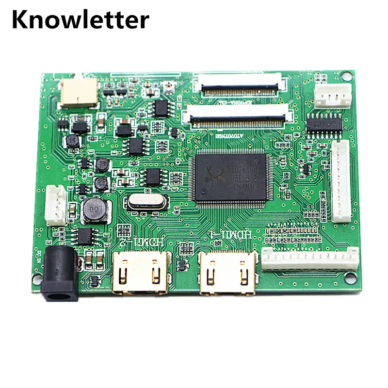 Плата контроллера драйвера 2HDMI + VGA Audio LCD для панели EJ080NA 05B/AT080TN52 плата ЖК дисплея