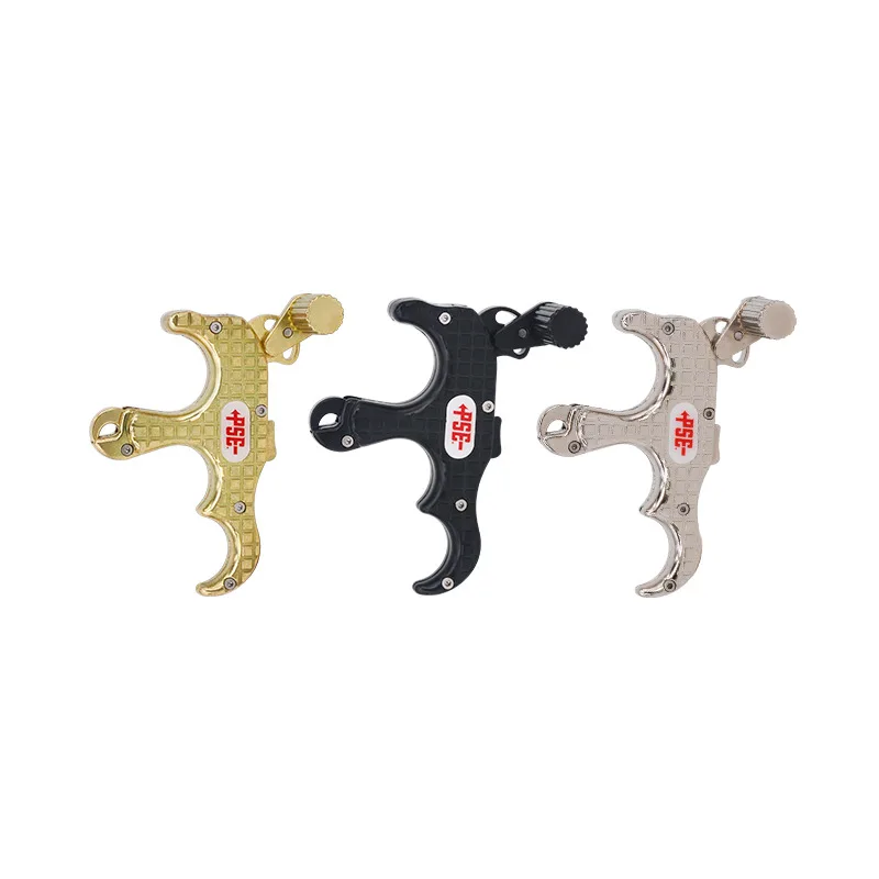 

Archery Compound Bow 3 Finger Release Aid Archery Trigger Release Hunting Shooting 2 Colors
