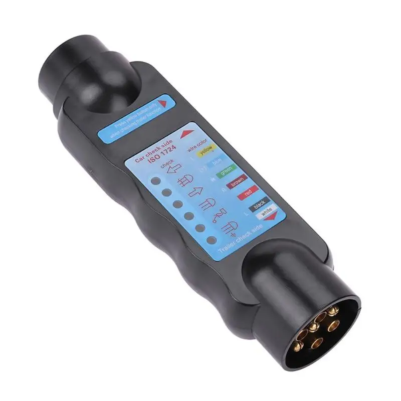 12V 7-pin Trailer Tow Connector Tester Signal Test
