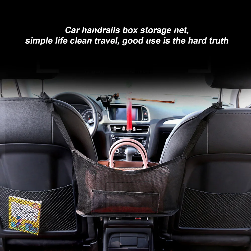 Car Styling Car Seat Storage Mesh Net Bag Between Car Car Styling Car Seat Storage Mesh Net Bag Between Car