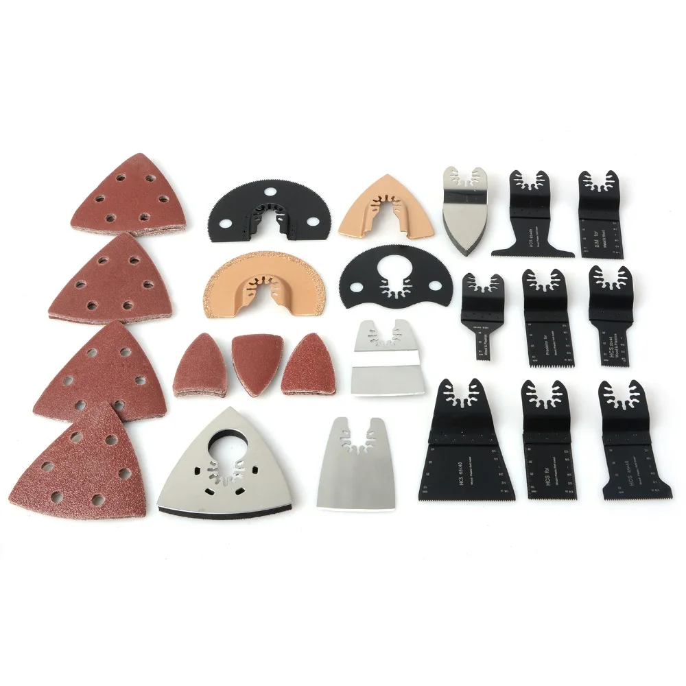 

66 Pcs Quick Change Oscillating Multi Tool Saw Blade Accessories Power Tool Metal Cutting